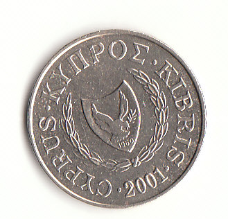  5 Sent Zypern 2001 (H928)   