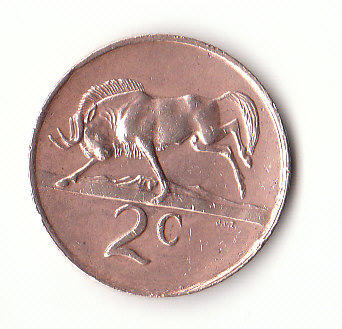  2 Cent Süd- Afrika 1975 (H930)   