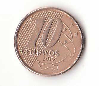  10 Centavos Brasilien 2002 (H988)   