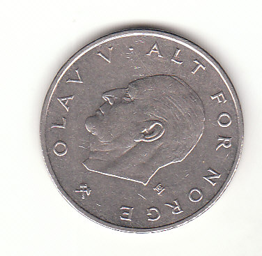  1 Krone Norwegen 1976  (G907)   