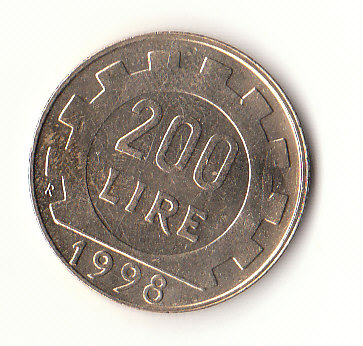  200 lire Italien 1998 (B049)   