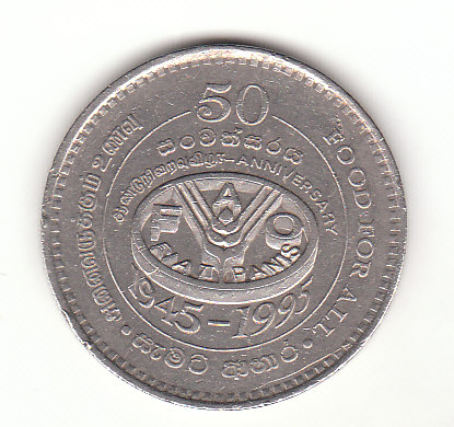  2 Rupees Sri Lanka /Ceylon  1995  (B068)   