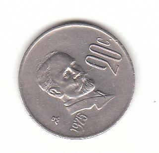  20 Centavos Mexiko 1975 (B074)   