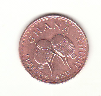  half Pesewas Ghana 1967 (B092)   
