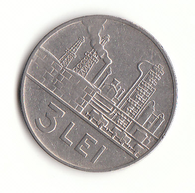  3 Lei Rumänien 1963 (B112)   