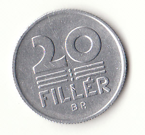  20 Filler Ungarn 1977 (B164)   