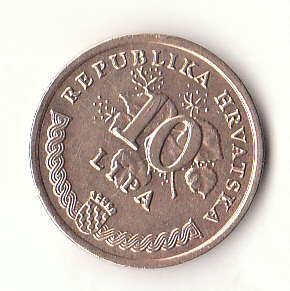  10 Lipa Kroatien 1993 (B192)   