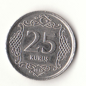  25 Kurus Türkei 2013 (B198)   
