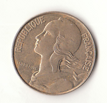  20 Centimes Frankreich 1987 (B221)   