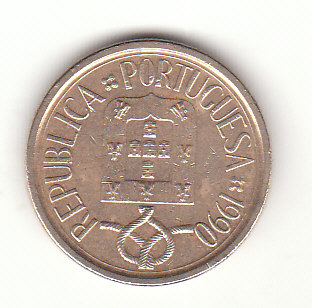  5 Escudo Portugal 1990 (B228)   