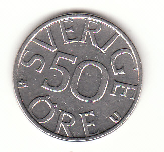  50 Öre Schweden 1981 (B287)   