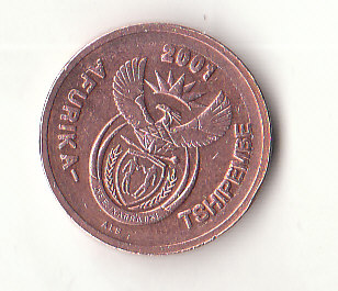  2 Cent Süd- Afrika 2001 (B137)   