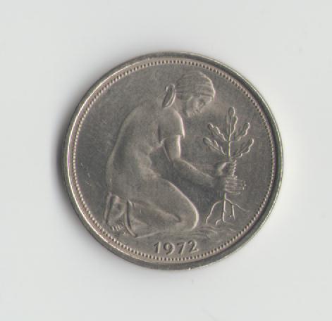  50 Pfennig BRD 1972 F(k417)   
