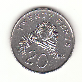  20 Cent Singapore 1996 (B362)   
