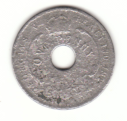  1 penny britisch westafrika 1916 (B386)   