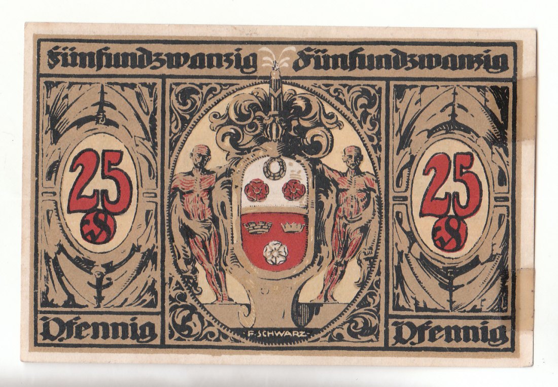  25 Pfennig der Stadt Kronach Notgeld 1921   (X011)   