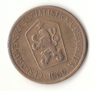  1 Krone  Tschechoslowakei 1969 (B417)   