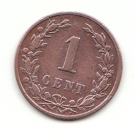  1 Cent Niederlande  1896 (B424)   