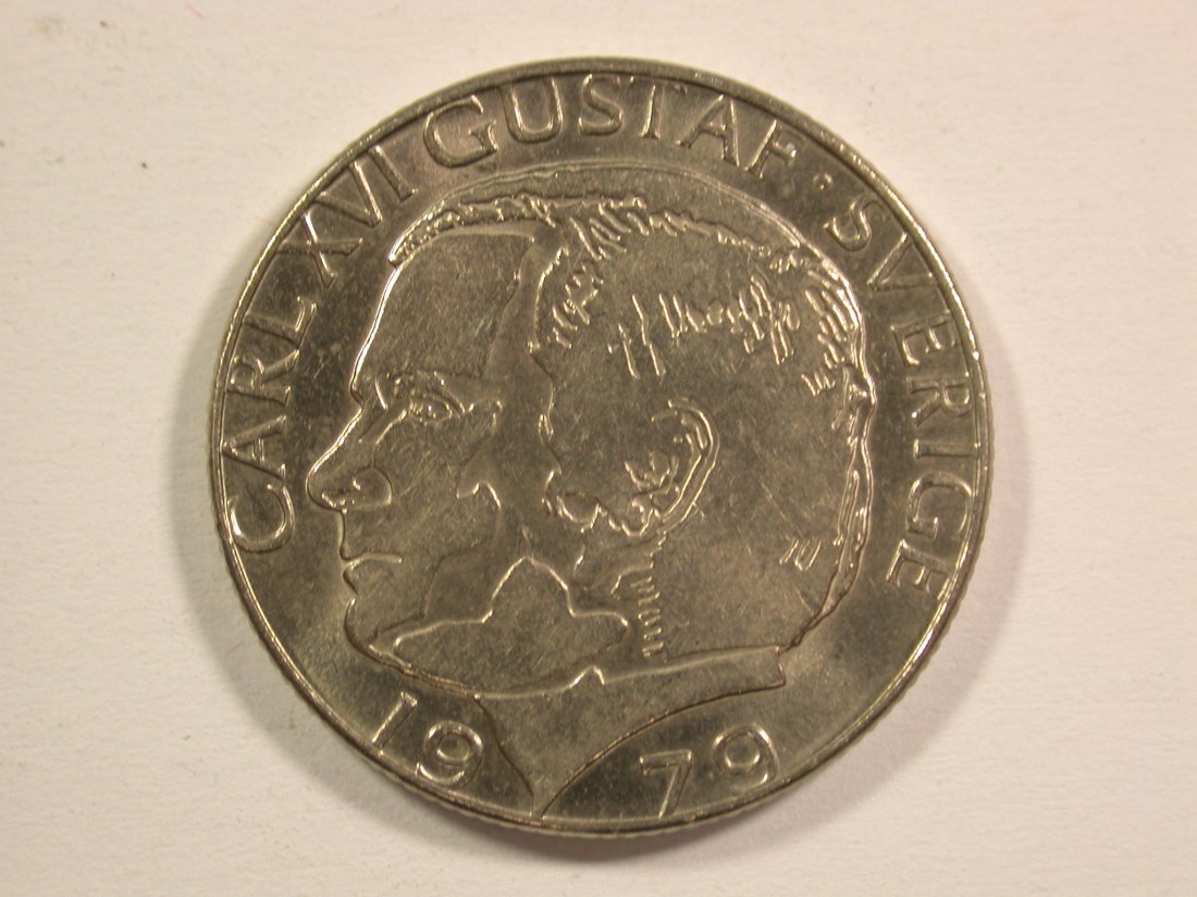  15002 Schweden 1 Krone 1979 in ST  Orginalbilder   