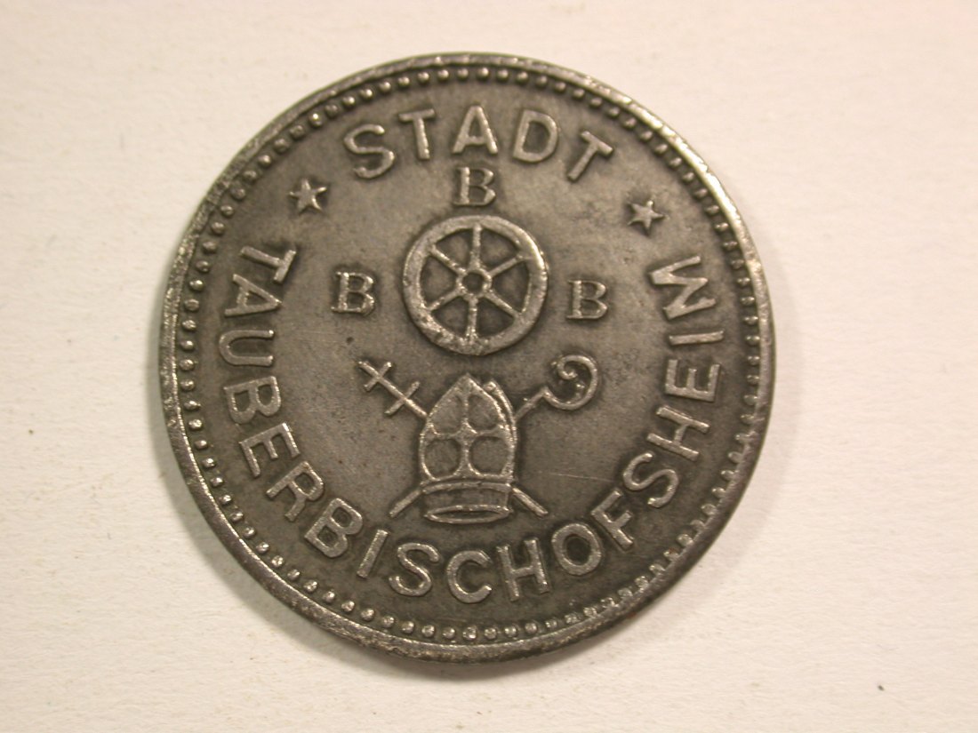  15108 Tauberbischofsheim 10 Pfennig 1918 in vz  Orginalbilder   