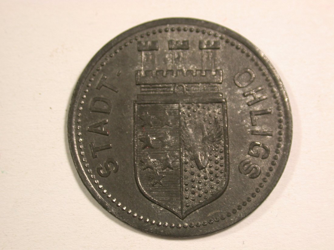  1510 Notgeld  Ohligs  50 Pfennig 1917 in f.st Orginalbilder   