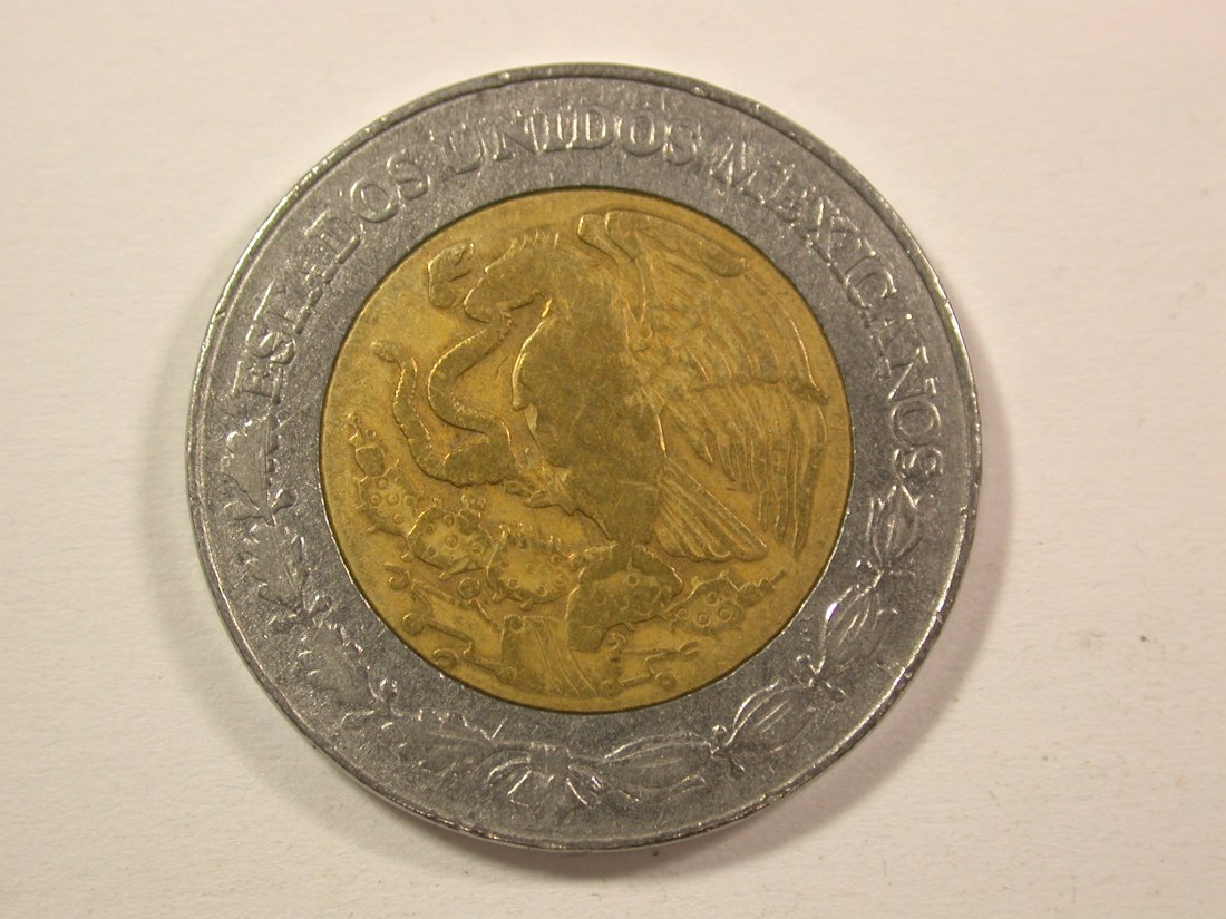  15005 Mexico  5 Pesos 1993 in schön Orginalbilder   