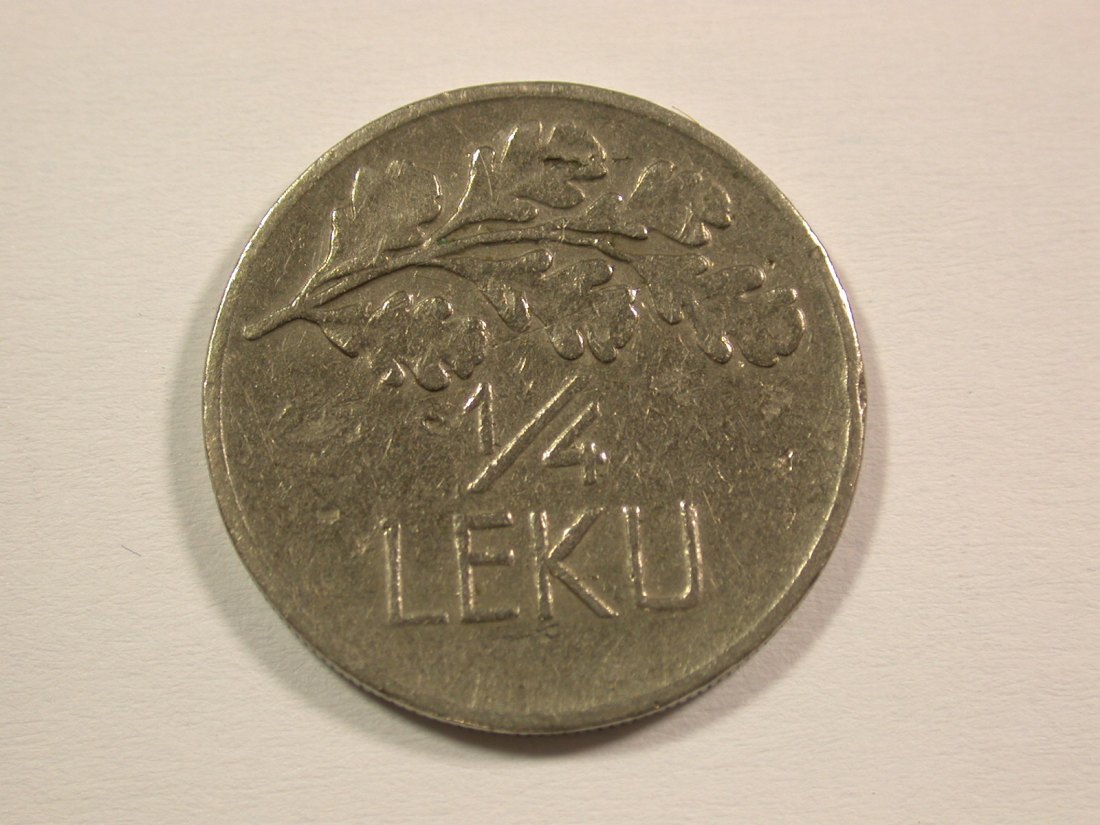  15006 Albanien  1/4 Leku  1926 in ss, selten  Orginalbilder   