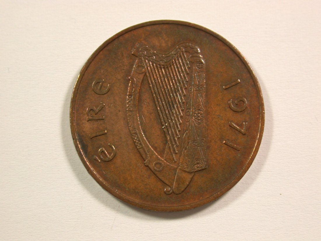  15006 Irland  2 Pence 1971 Orginalbilder   