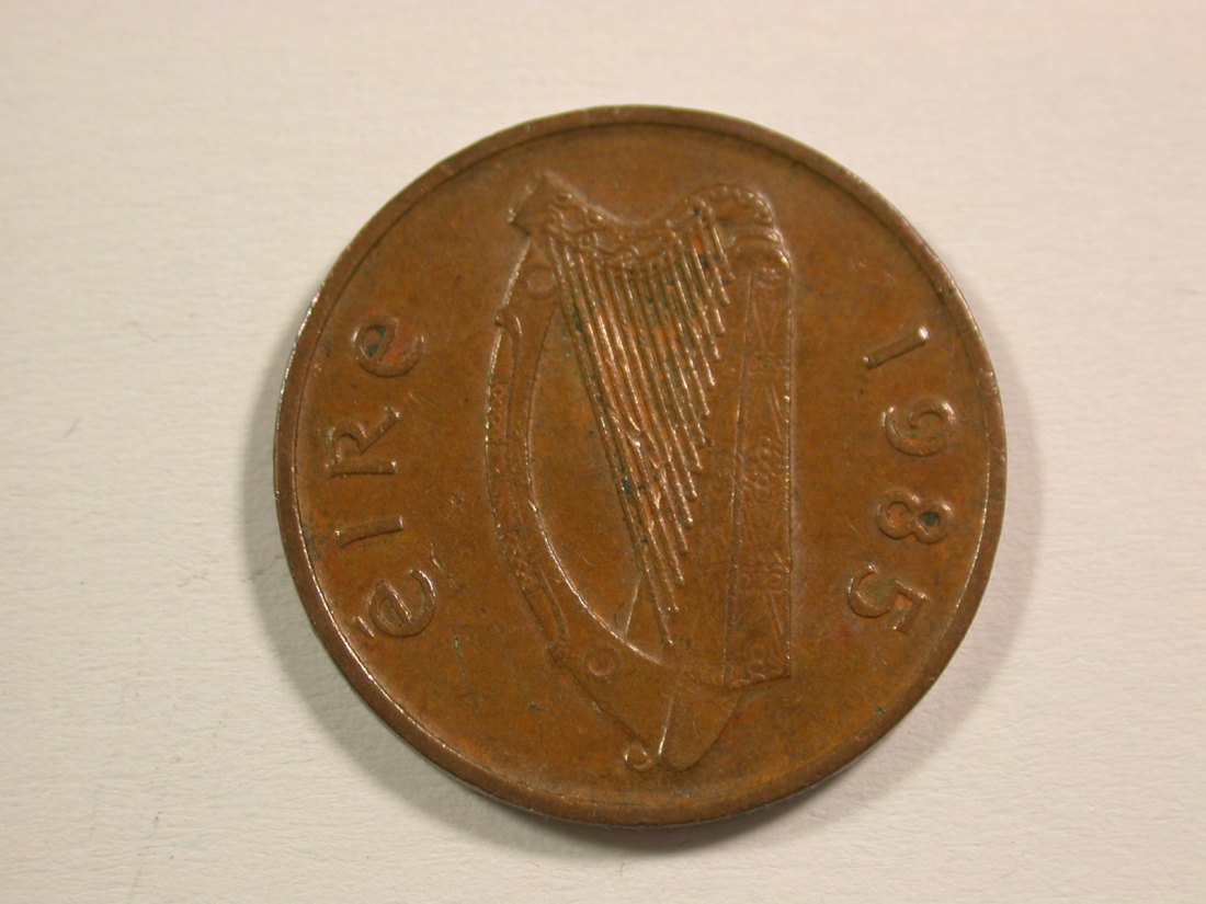  15006 Irland  1 Penny 1985 Orginalbilder   