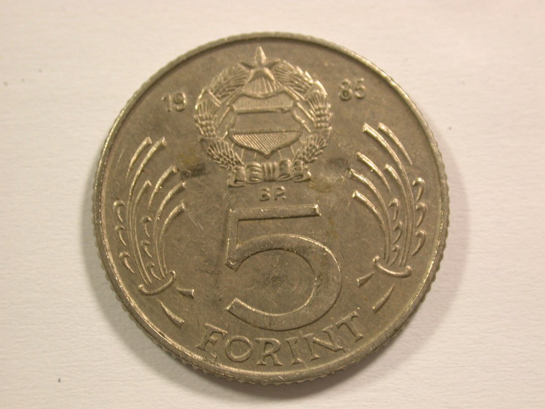  15006 Ungarn  5 Forint 1985 Orginalbilder   