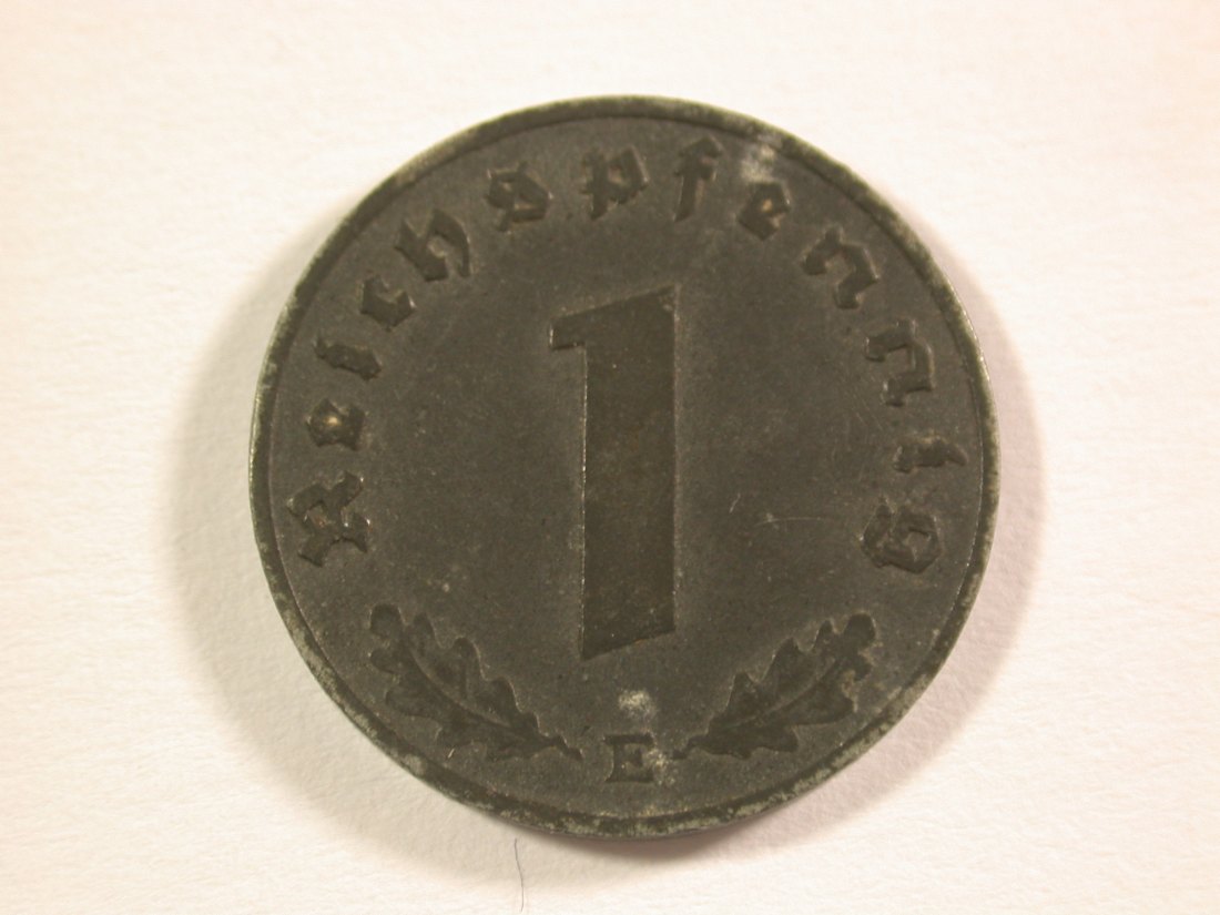  15008 3.Reich 1 Pfennig 1942 E   Orginalbilder   