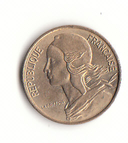  5 Centimes Frankreich 1974 (B556)   