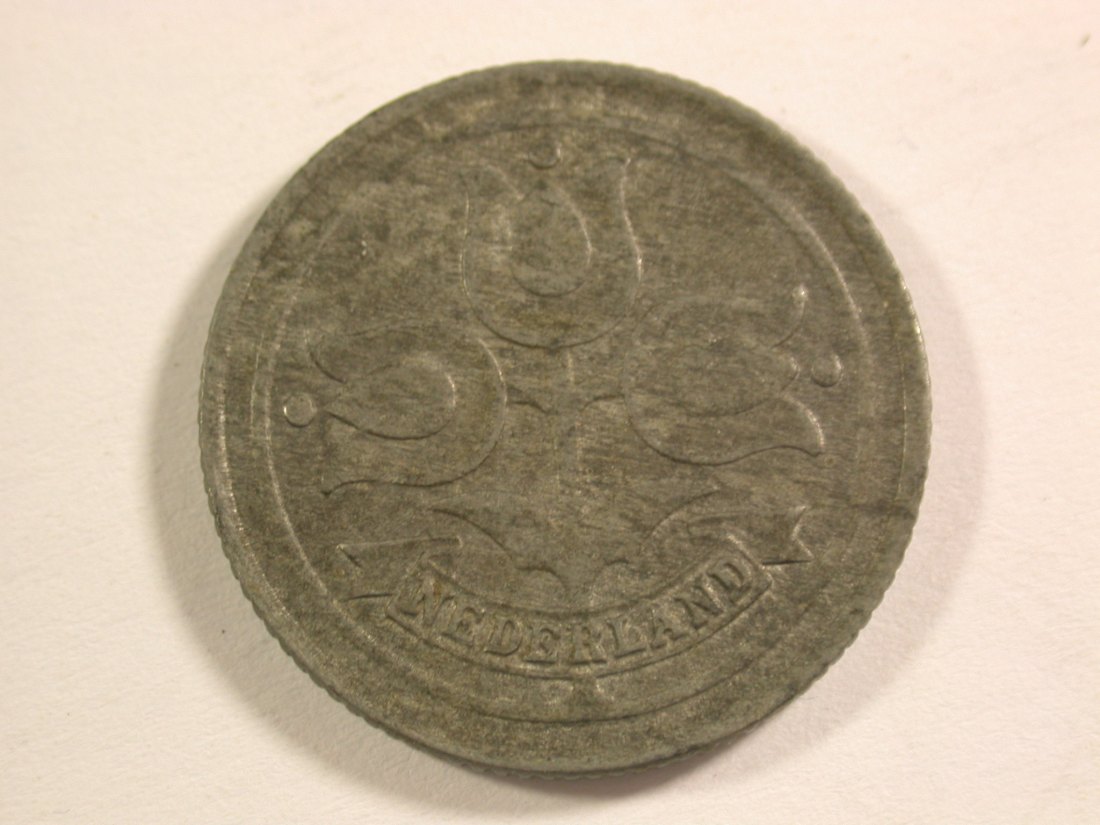  15111 Niederlande 10 Cent 1942  in ss-vz  Orginalbilder   
