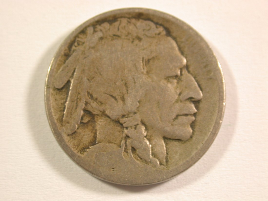  15112 USA  5 Cent 1913  in s-ss (F-VF)  Orginalbilder   
