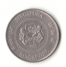 10 Cent Singapore 1986 (B707)   