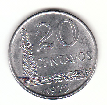  20 Centavos Brasilien 1975 (B720)   
