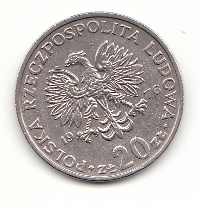  20 Zlotych 1976 Marceli Nowotko  (B094)   