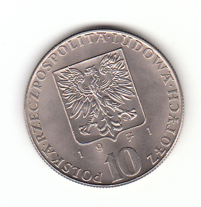  10 Zlotych 1971 FAO  (F694)   