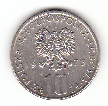  10 Zlotych 1975 Boleslaw Prus  (B751)   