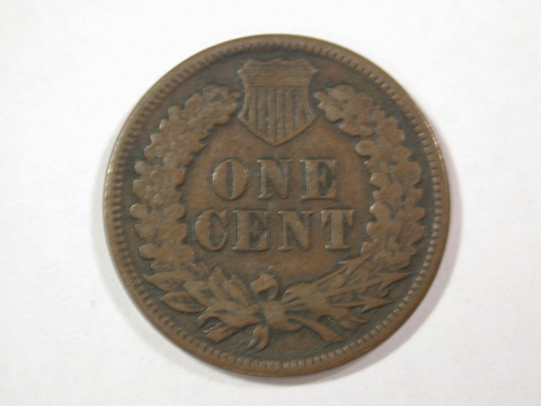  A001 USA  Indian Head 1 Cent 1889 in ss+ (VF+)  Orginalbilder   