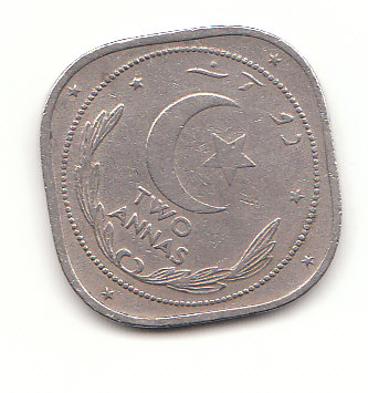  2 Annas Pakistan 1949 (B806)   