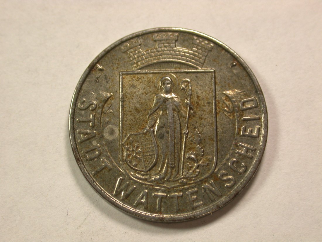  A102 Wattenscheid 10 Pfennig 1919 in vz-st !! Orginalbilder   