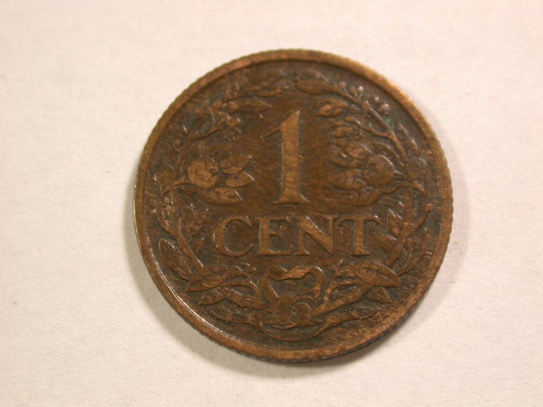  A106 Niederlande 1 Cent 1920 in ss  Orginalbilder   