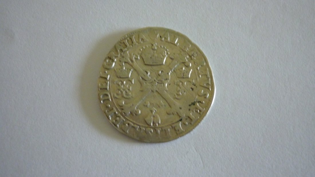 Belgien-Brabant 1/4 Patagon 1616 Albert und Elisabet