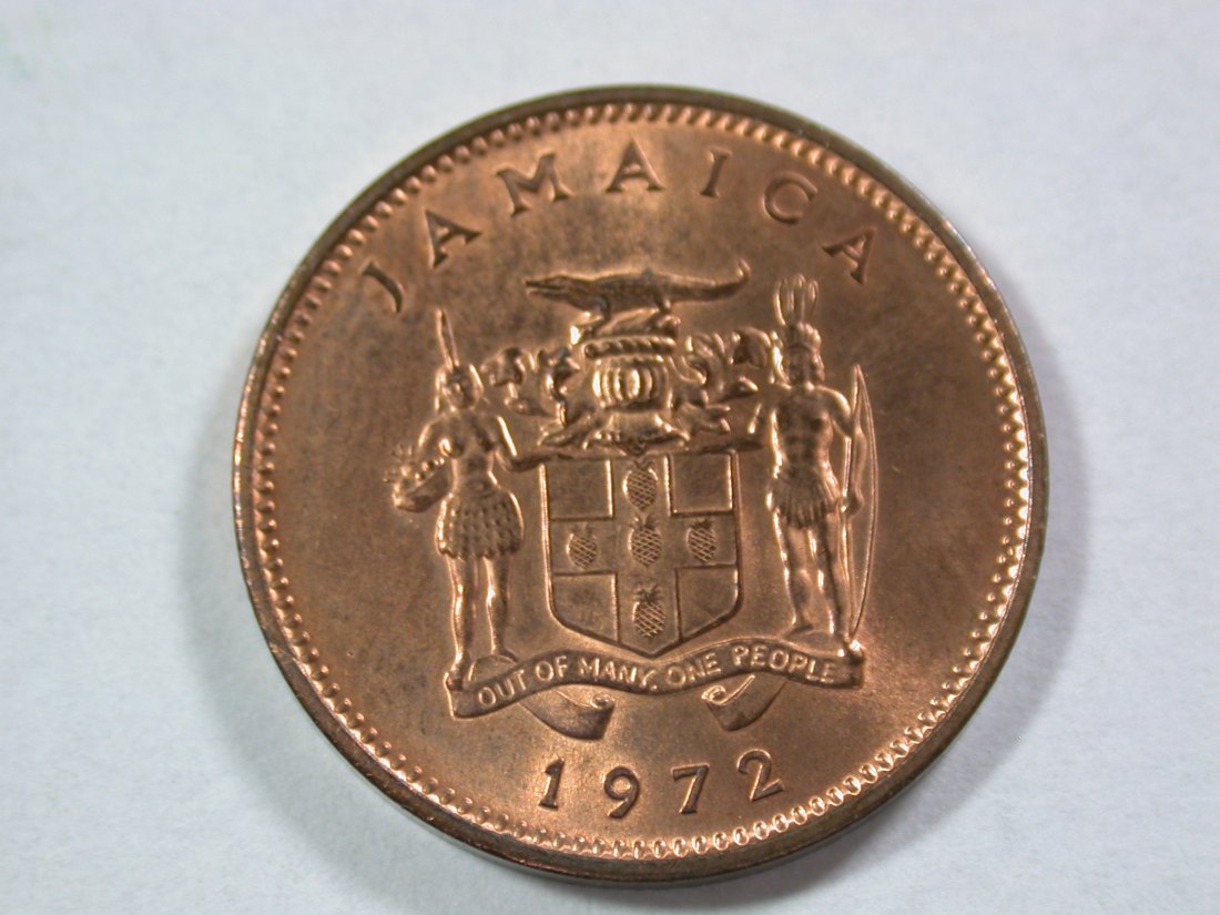  A009 Jamaika 1972 1 Cent in ST    Orginalbilder   