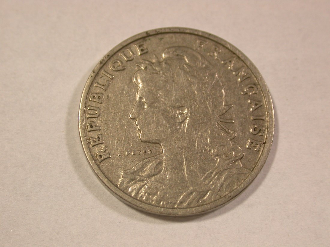  A202 Frankreich 25 Centimes Patey 1903 in ss +  Orginalbilder   