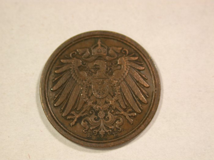  A203 KR 1 Pfennig 1915 E in sehr schön   Orginalbilder   