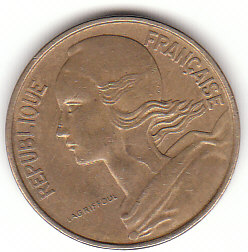 Frankreich (C047)b. 10 Centimes 1967 siehe scan