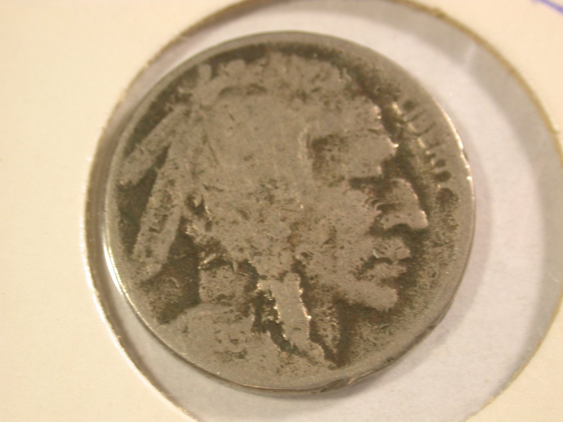  A112 USA  1 Buffalo Nickel 1935 in gering  Orginalbilder   