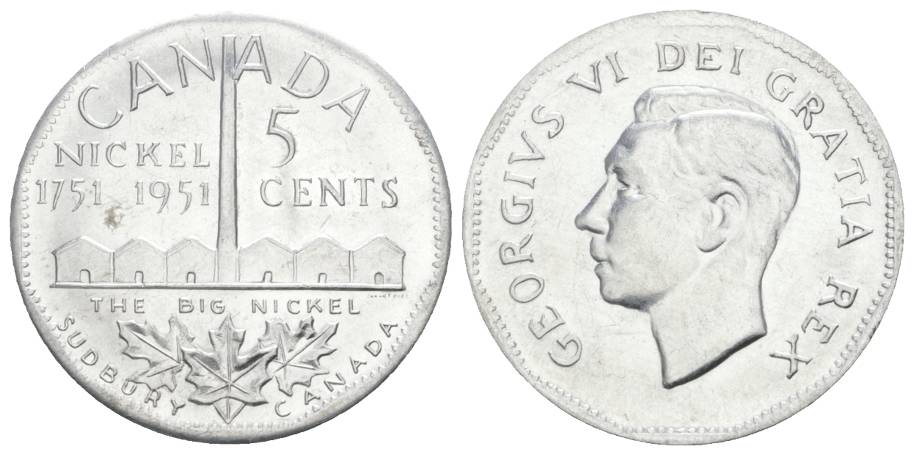  Canada, 1 Münze 1951   